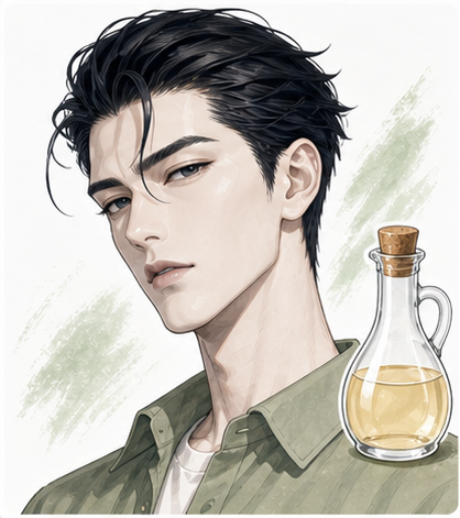 酢顔タイプのイラスト
